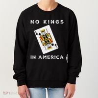 Save Our Democracy No Kings In America Statement Women's Sweatshirt thumb 0