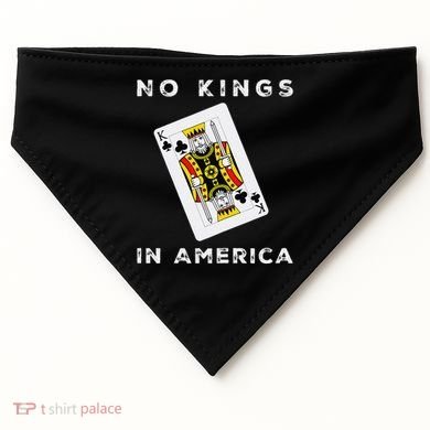 Save Our Democracy No Kings In America Statement USA-Made Doggie Bandana