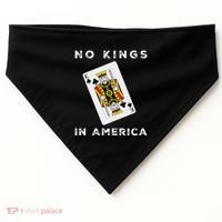 Save Our Democracy No Kings In America Statement USA-Made Doggie Bandana thumb 0