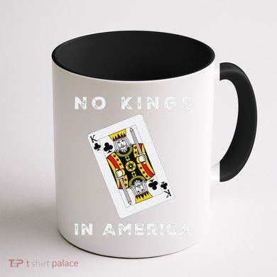 Save Our Democracy No Kings In America Statement Coffee Mug back