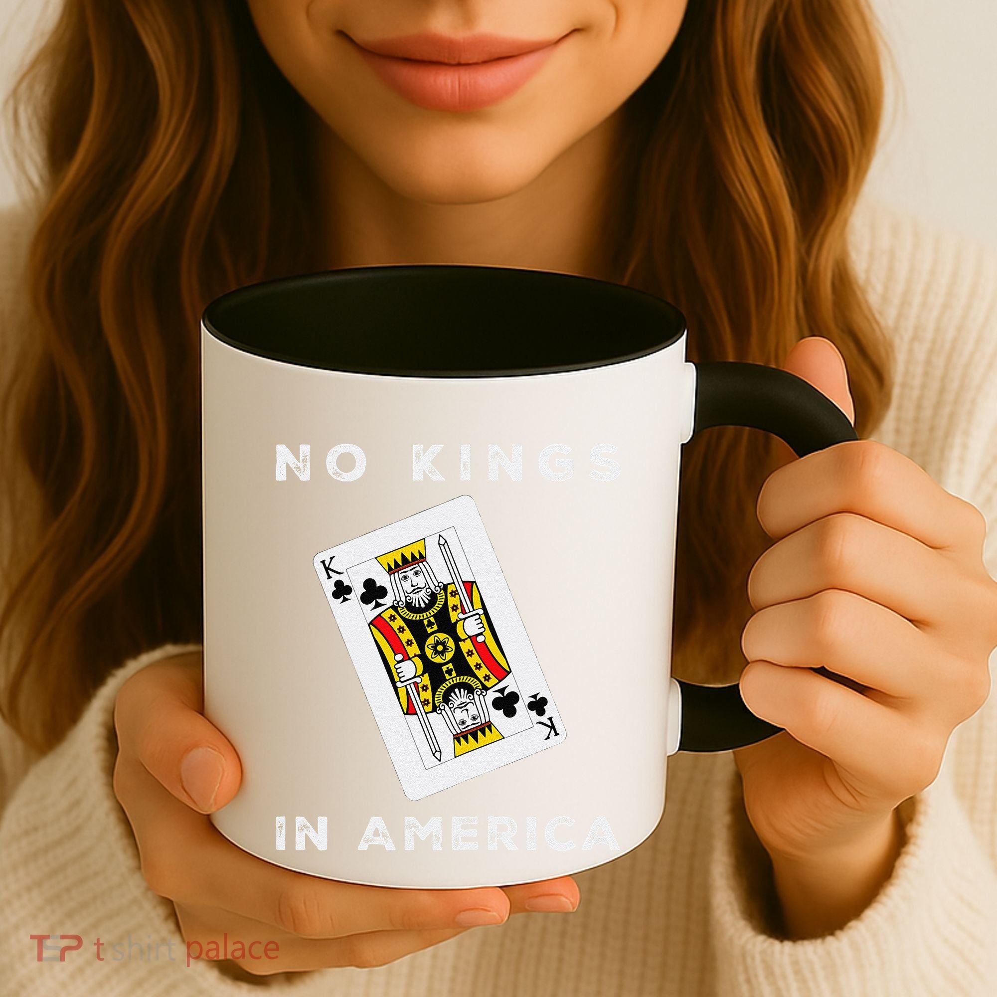 Save Our Democracy No Kings In America Statement Coffee Mug