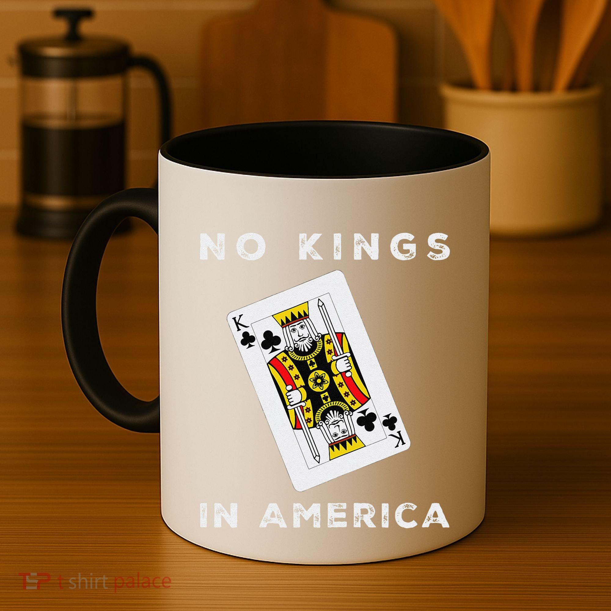 Save Our Democracy No Kings In America Statement Coffee Mug