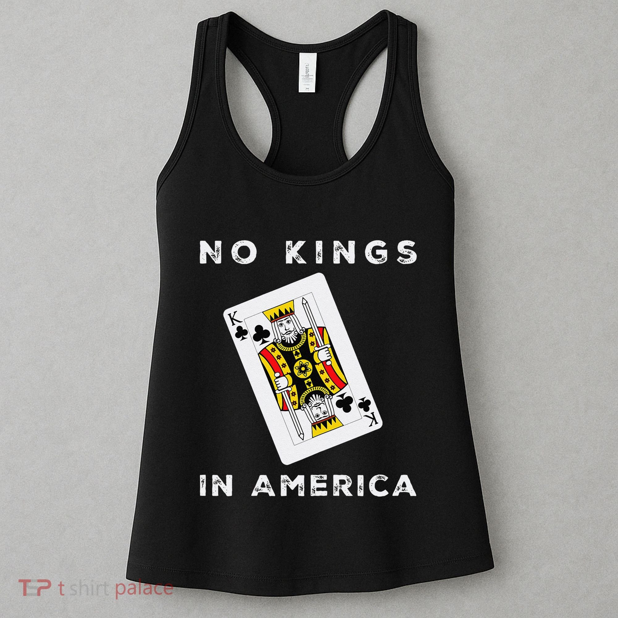 Save Our Democracy No Kings In America Statement Women's Tank Top