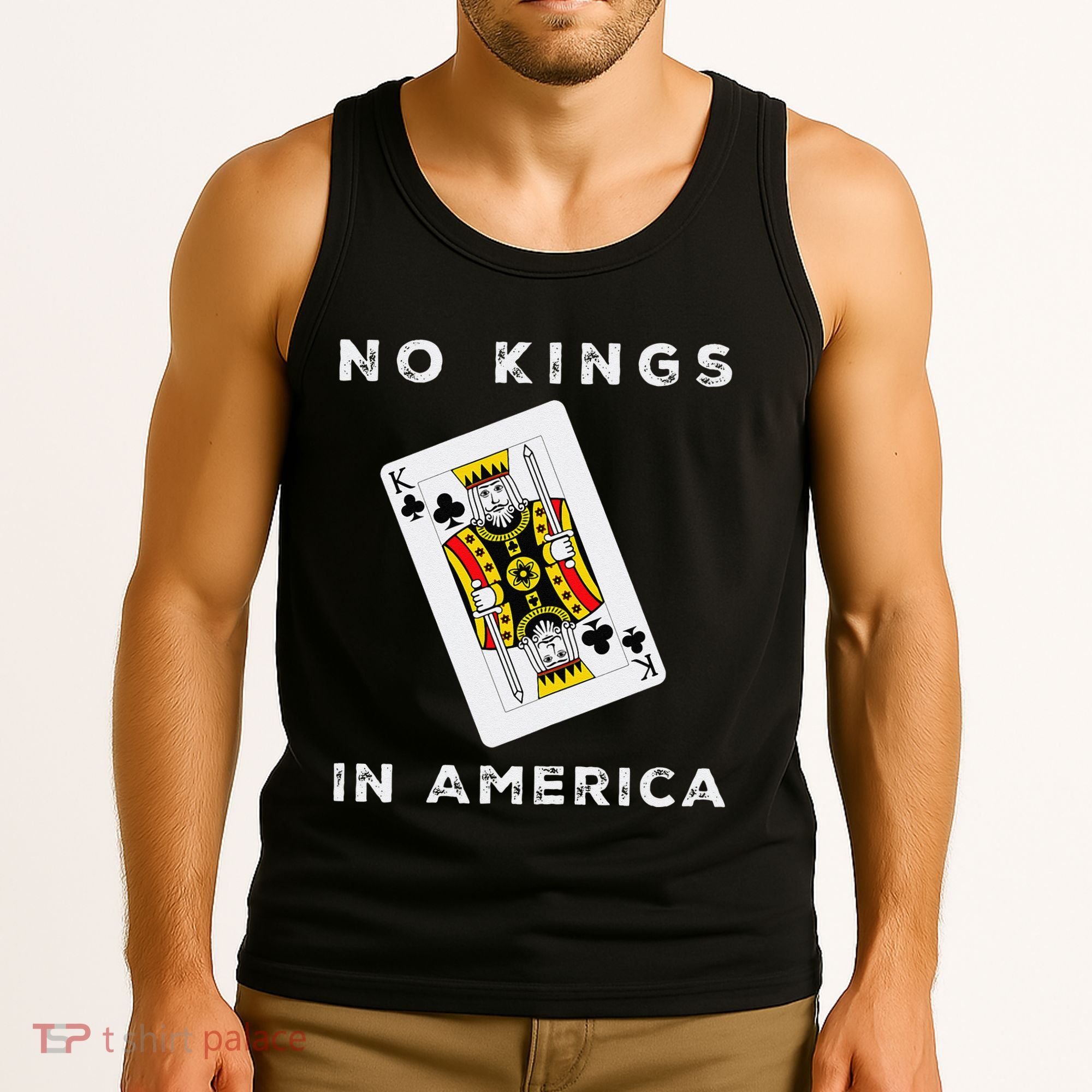 Save Our Democracy No Kings In America Statement Tank Top