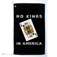 Save Our Democracy No Kings In America Statement Golf Towel thumb 0