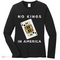 Save Our Democracy No Kings In America Statement Women's Long Sleeve Shirt thumb 0