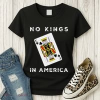Save Our Democracy No Kings In America Statement Women's T-Shirt thumb 3