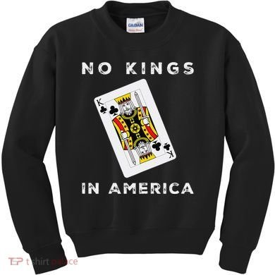 Save Our Democracy No Kings In America Statement Kids Sweatshirt