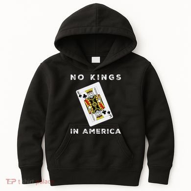 Save Our Democracy No Kings In America Statement Kids Hoodie