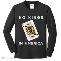 Save Our Democracy No Kings In America Statement Kids Long Sleeve Shirt thumb 0
