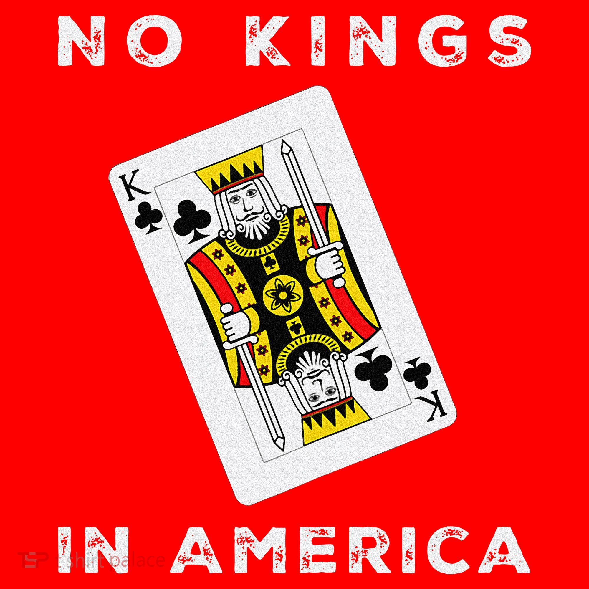 Save Our Democracy No Kings In America Statement Santa Hat