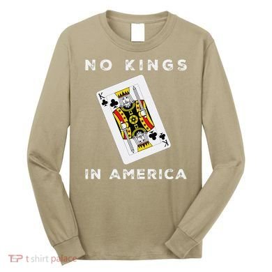 Save Our Democracy No Kings In America Statement Long Sleeve Shirt