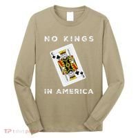 Save Our Democracy No Kings In America Statement Long Sleeve Shirt thumb 0