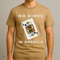 Save Our Democracy No Kings In America Statement T-Shirt thumb 3