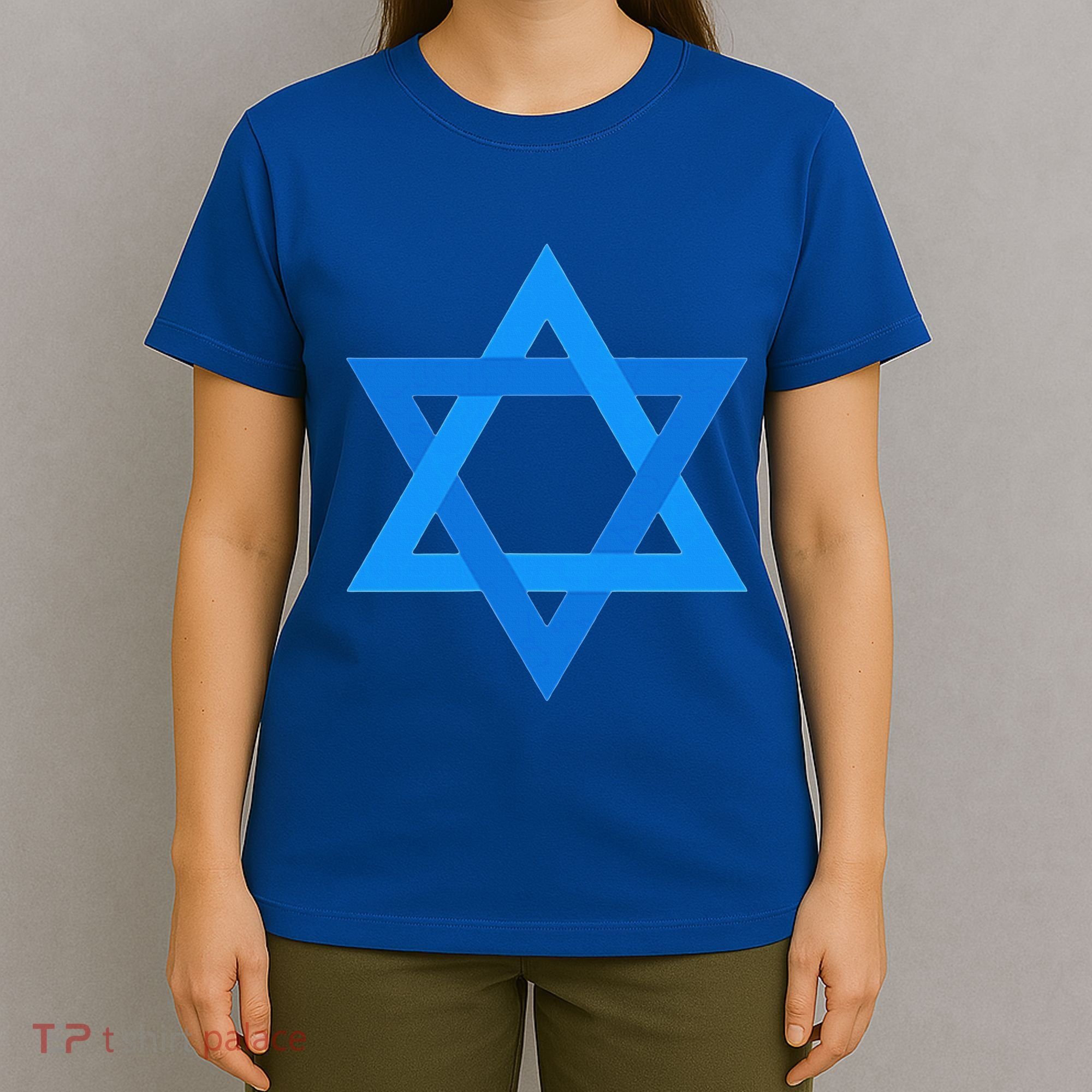 Star Of David Israel Flag Jewish Symbol T-Shirt