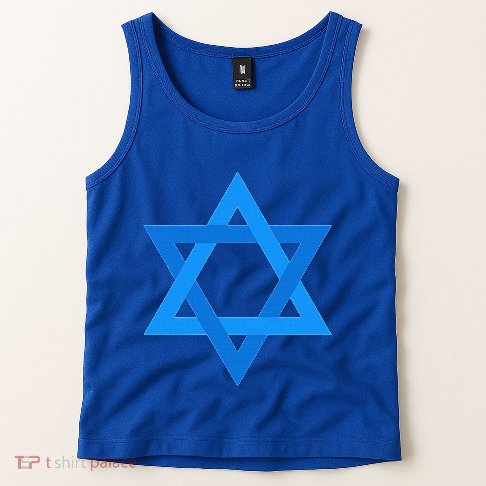 Star Of David Israel Flag Jewish Symbol Tank Top