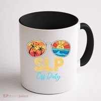 SLP Off Duty Sunglasses Happy Last Day Of School Summer Coffee Mug thumb 1