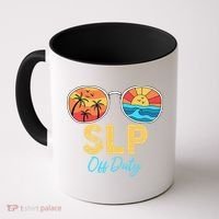 SLP Off Duty Sunglasses Happy Last Day Of School Summer Coffee Mug thumb 0