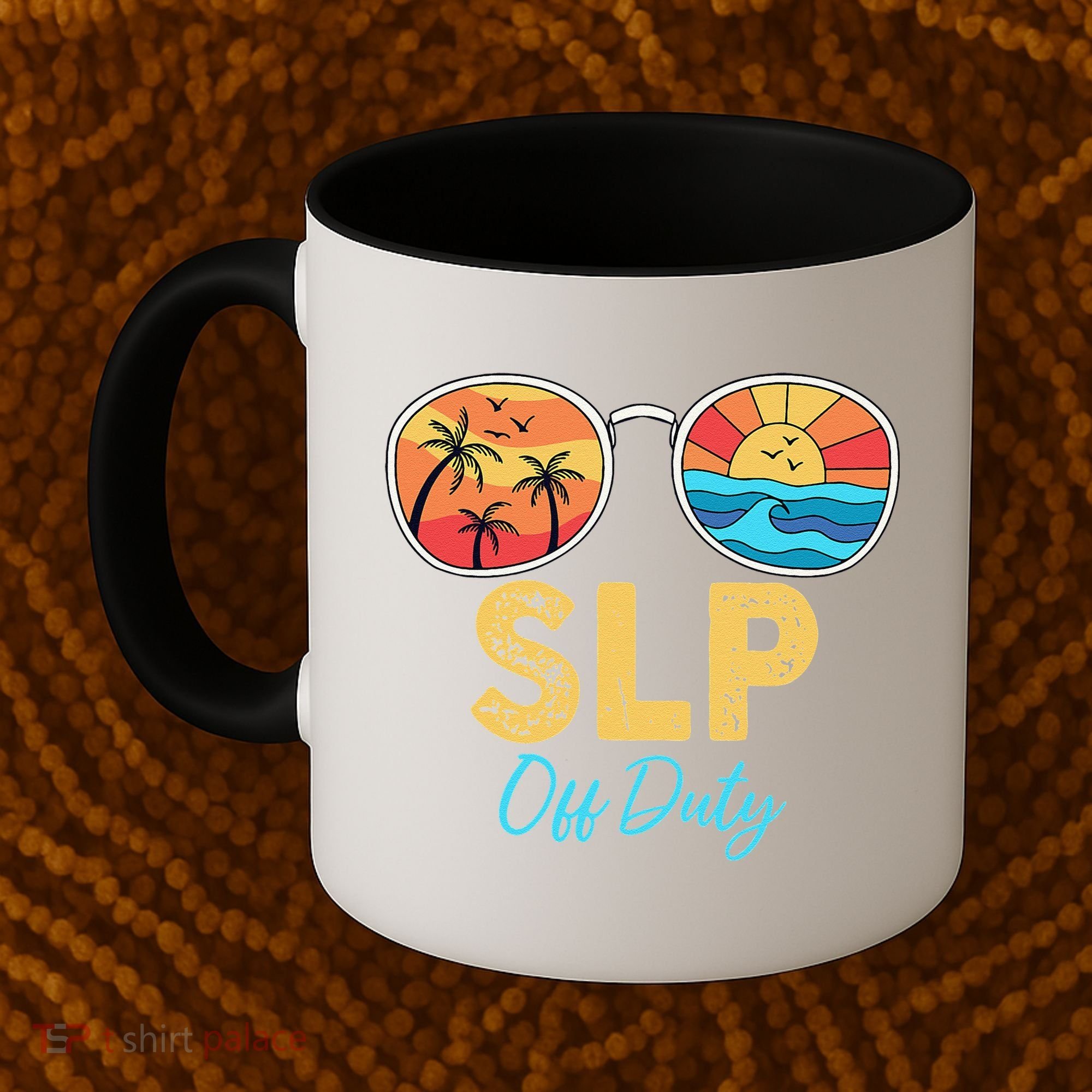 SLP Off Duty Sunglasses Happy Last Day Of School Summer Coffee Mug