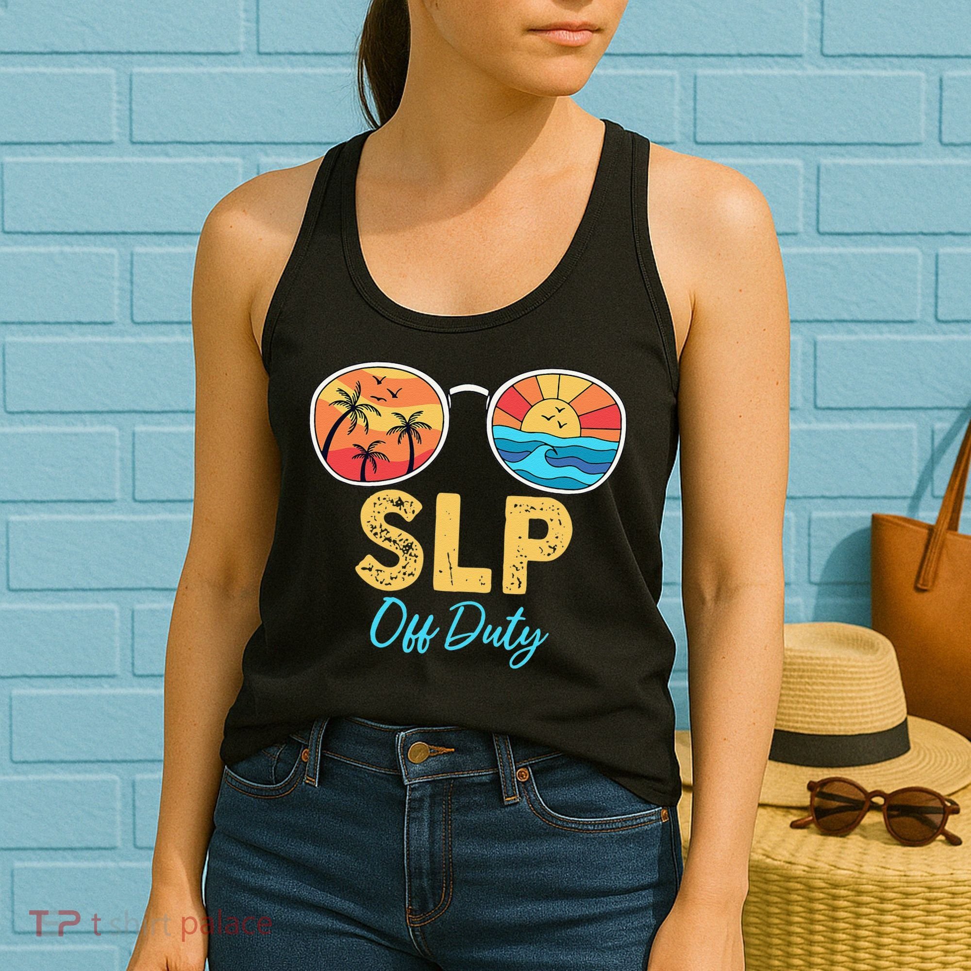 SLP Off Duty Sunglasses Happy Last Day Of School Summer Women's Tank Top