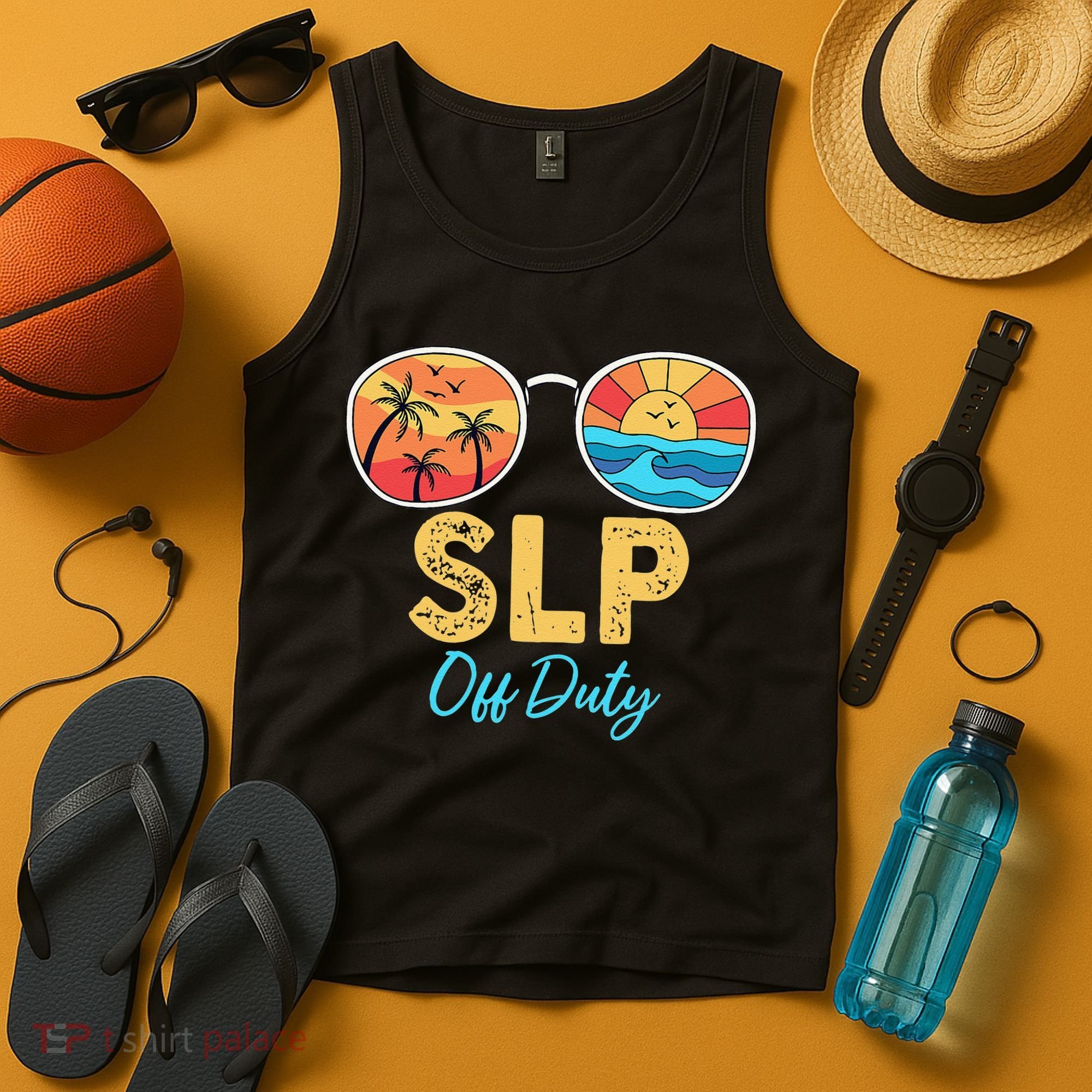 SLP Off Duty Sunglasses Happy Last Day Of School Summer Tank Top