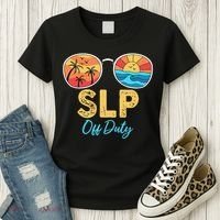 SLP Off Duty Sunglasses Happy Last Day Of School Summer Women's T-Shirt thumb 3