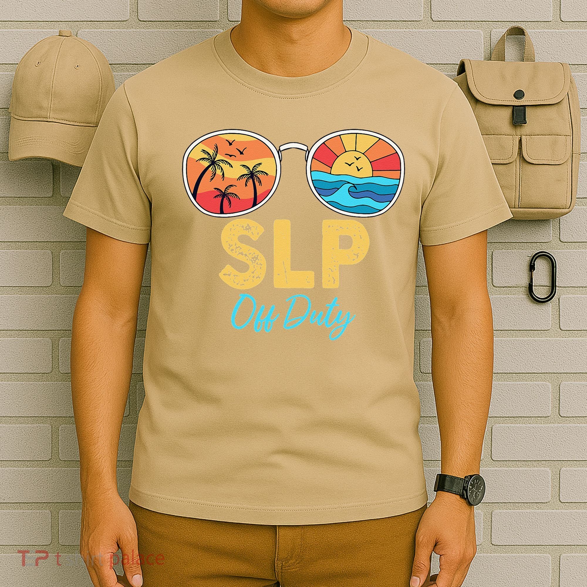 SLP Off Duty Sunglasses Happy Last Day Of School Summer T-Shirt