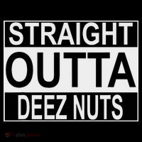 Straight Outta Deez Nuts Funny Meme Bucket Hat thumb 4