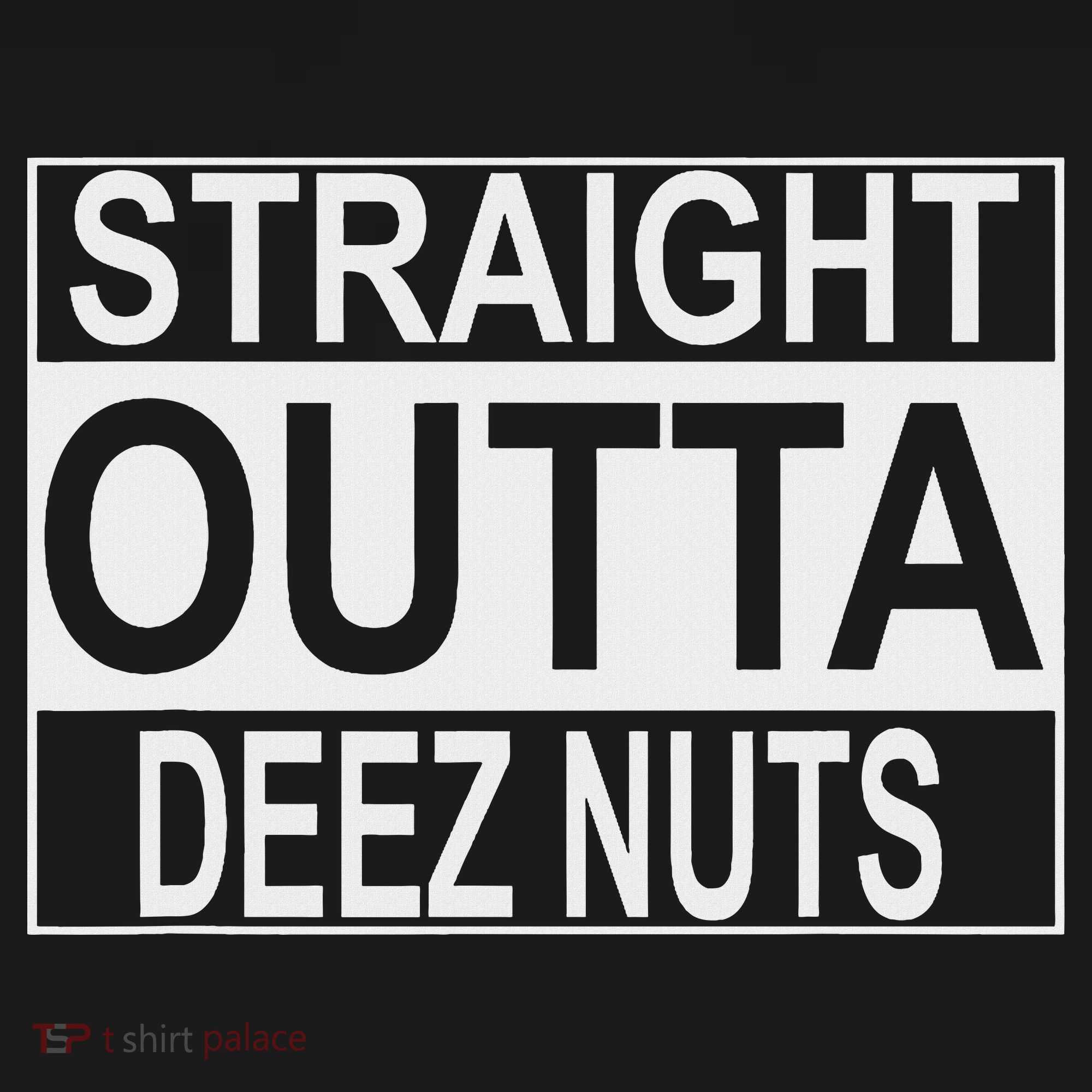 Straight Outta Deez Nuts Funny Meme Polo