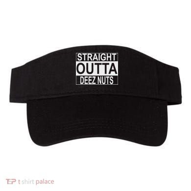 Straight Outta Deez Nuts Funny Meme Visor