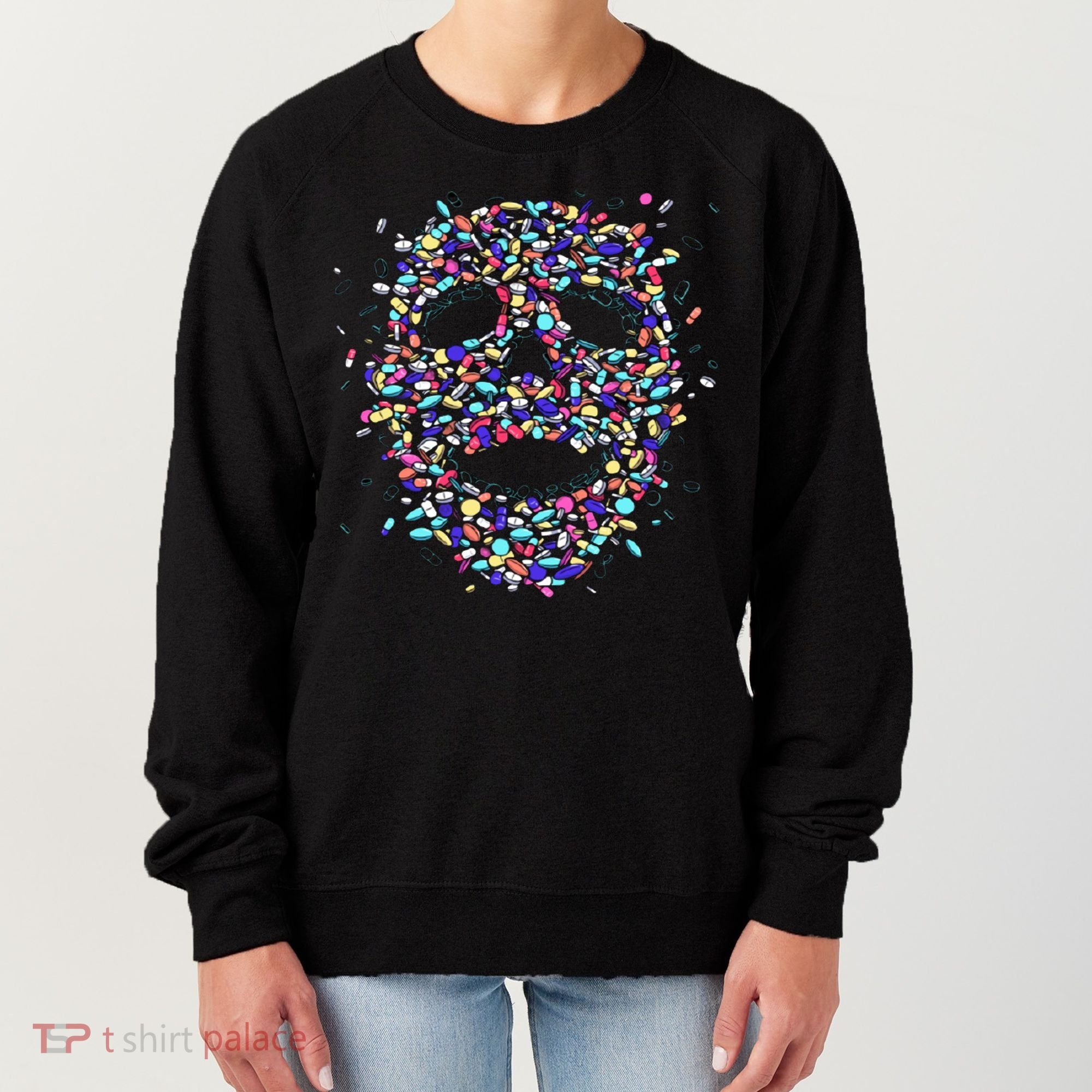 Skull On Drugs Women's Sweatshirt