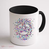 Skull On Drugs Coffee Mug thumb 1