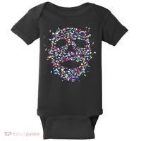 Skull On Drugs Baby Bodysuit thumb 0