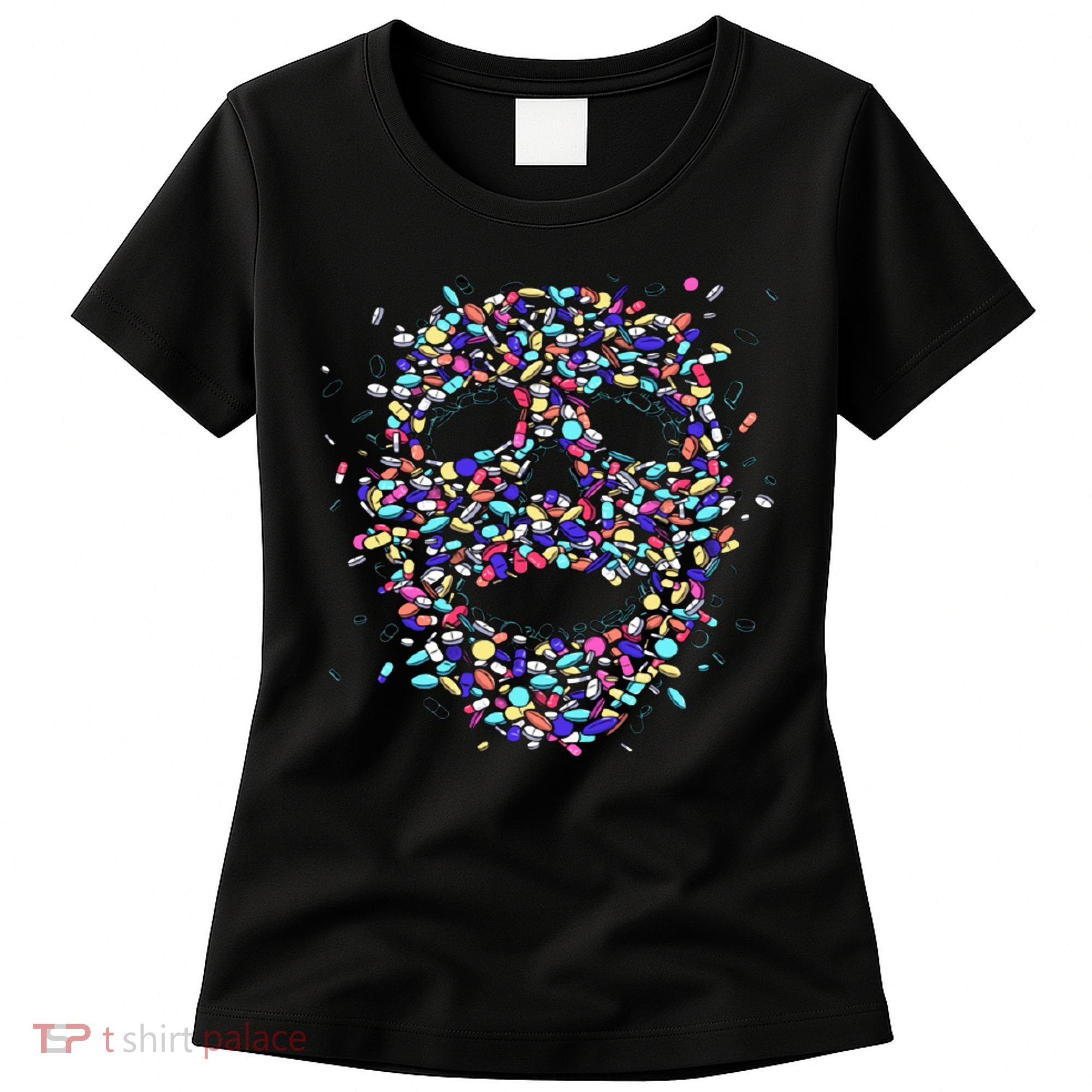Skull On Drugs Women's T-Shirt