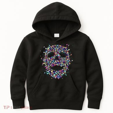 Skull On Drugs Kids Hoodie