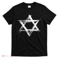 Star Of David Pride Israel Jewish Israeli Flag Brush Stroke T-Shirt thumb 0