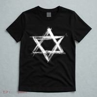 Star Of David Pride Israel Jewish Israeli Flag Brush Stroke T-Shirt thumb 5
