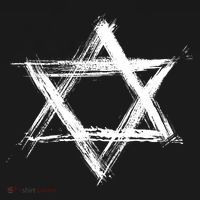 Star Of David Pride Israel Jewish Israeli Flag Brush Stroke Women's Hoodie thumb 2
