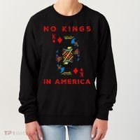 Save Our Democracy No Kings In America Statement Women's Sweatshirt thumb 0