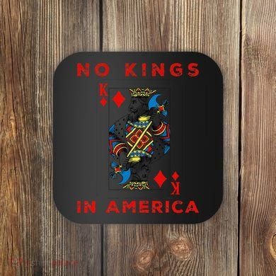 Save Our Democracy No Kings In America Statement Coaster