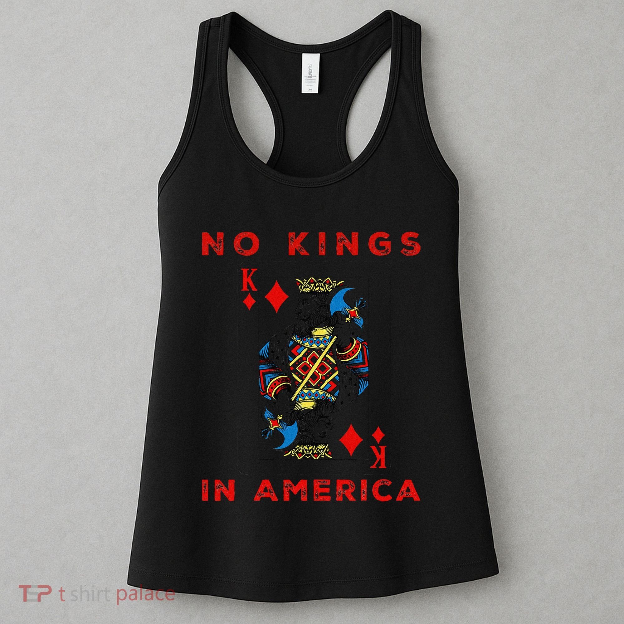 Save Our Democracy No Kings In America Statement Women's Tank Top