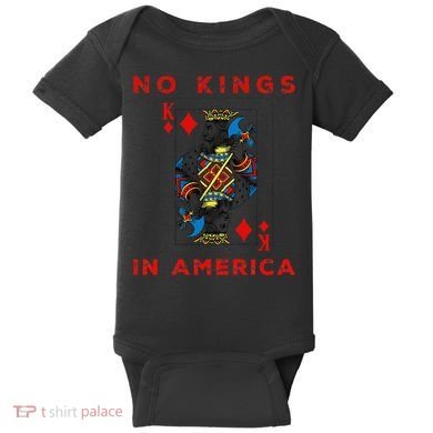 Save Our Democracy No Kings In America Statement Baby Bodysuit