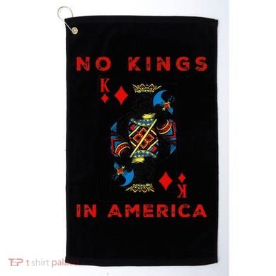 Save Our Democracy No Kings In America Statement Golf Towel