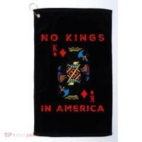 Save Our Democracy No Kings In America Statement Golf Towel thumb 0