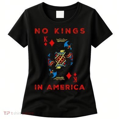 Save Our Democracy No Kings In America Statement Women's T-Shirt