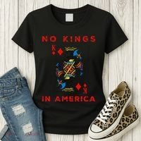 Save Our Democracy No Kings In America Statement Women's T-Shirt thumb 3