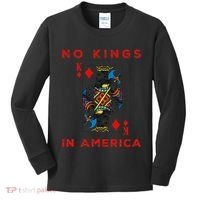 Save Our Democracy No Kings In America Statement Kids Long Sleeve Shirt thumb 0