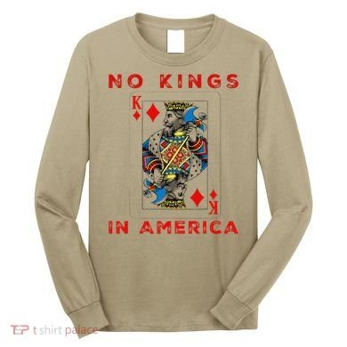 Save Our Democracy No Kings In America Statement Long Sleeve Shirt