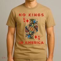 Save Our Democracy No Kings In America Statement T-Shirt thumb 3