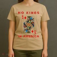 Save Our Democracy No Kings In America Statement T-Shirt thumb 4